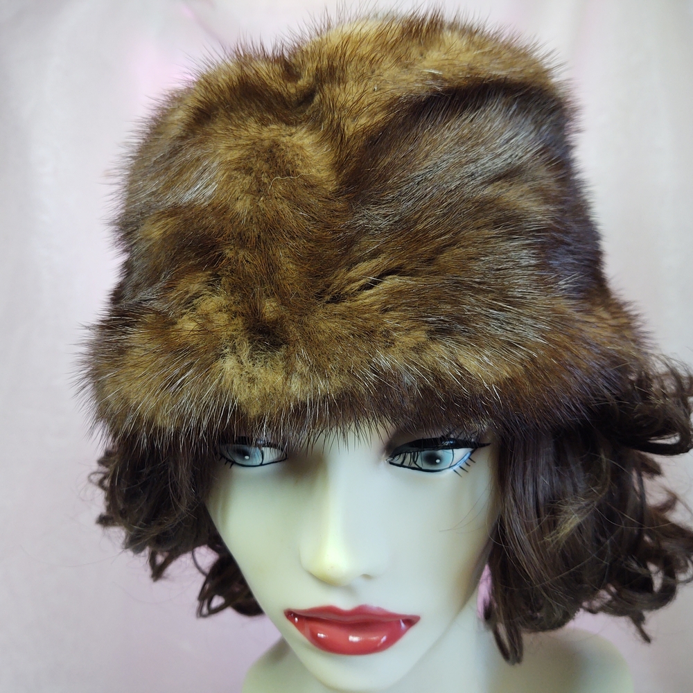 Luxurious Brown Mink Women's Hat